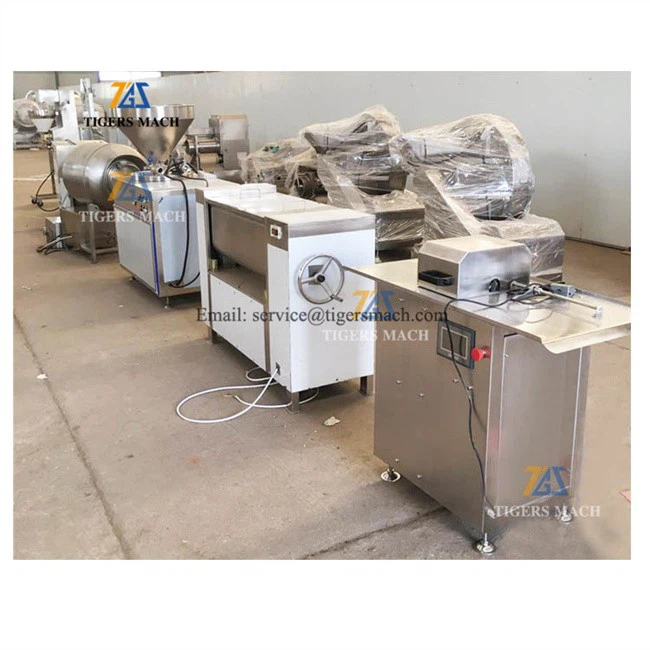 High quality natural casings tying automatic sausage process machine, Automatic sausage process line