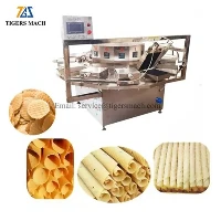 Ze woulo liv fè machin pou baton wafer ak kòn krèm glase