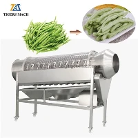Utomatic Green Bean tèt ak machin koupe ke